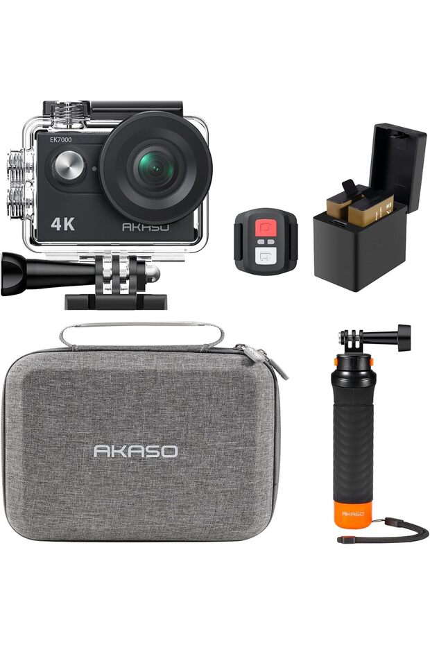AKASO EK7000 4K30FPS 20MP WiFi Action Camera with Floating Hand Grip