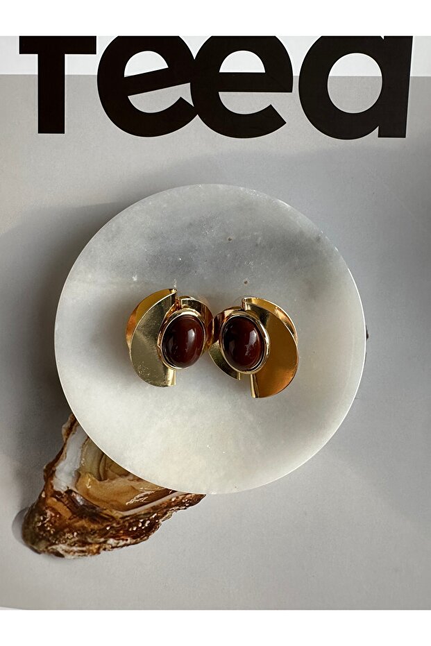 vintage çelik küpe - 3