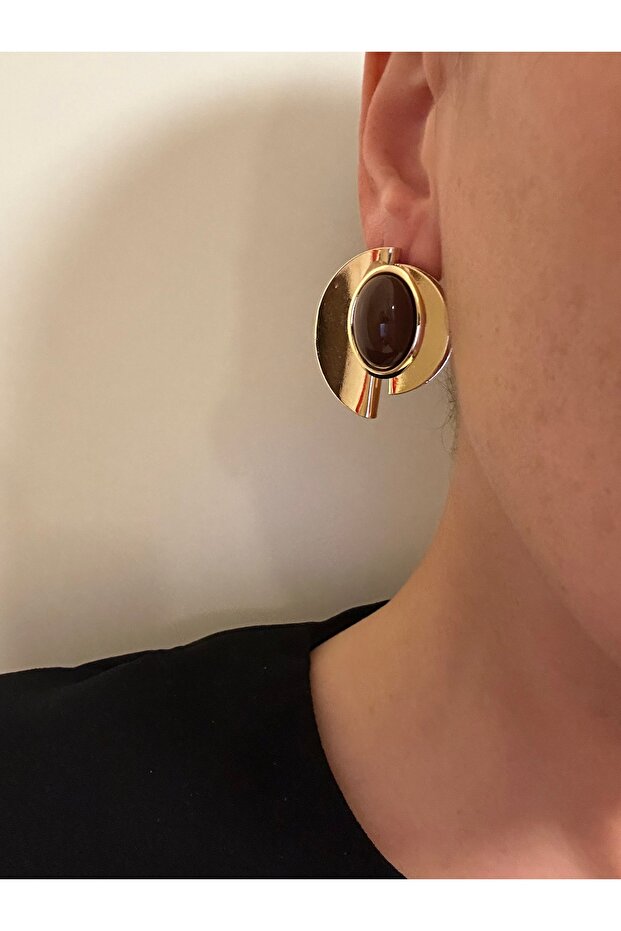 vintage çelik küpe - 2