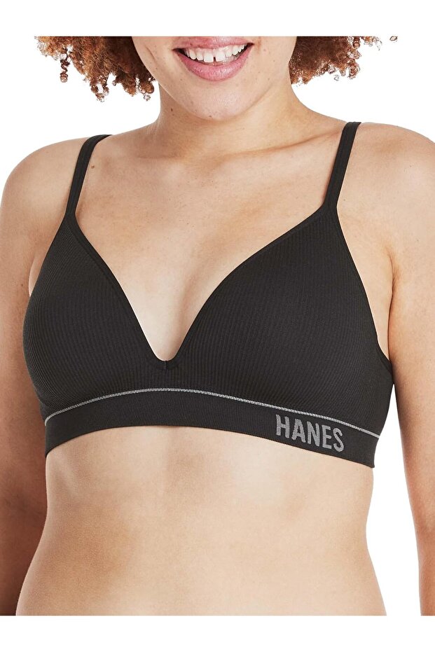 Women's Originals Wireless Seamless Rib Bralette, ComfortFlex Fit Wirefree Bra