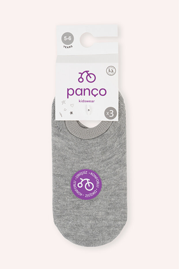 Unisex Çocuk Basic Babet Çorap - 1