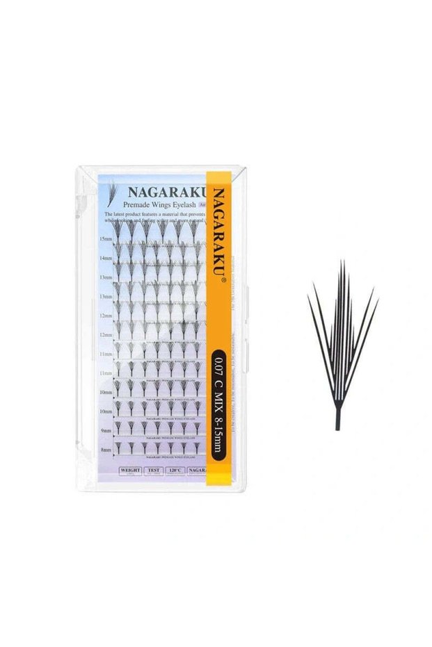 Premade Wings Eyelash Extensions C007-MIX