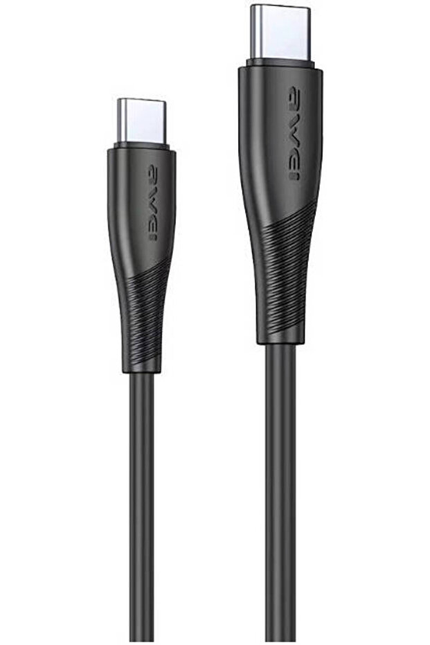 CL-193C Type-C to Type-C Charging Cable 60W, 2m, Black
