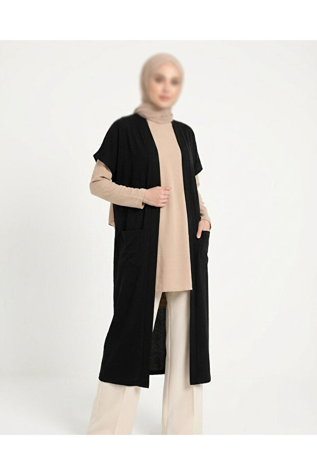 سترة صوفية طويلة-3070