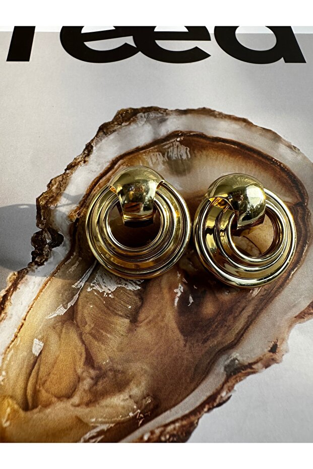 çelik lora küpe - 5