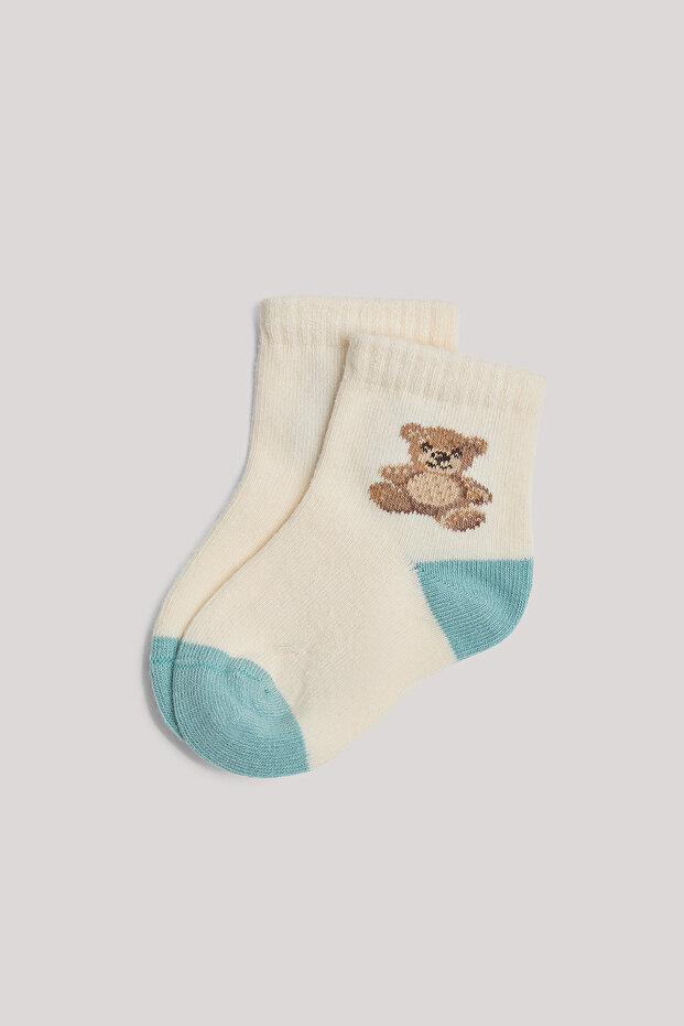 Baby Boy Patterned Socks - 1