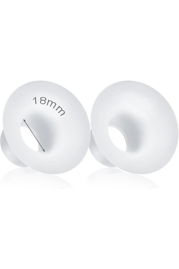 18mm Silicone Flange Inserts Compatible with Medela/Spectra/Elvie/Freemie (2pcs)