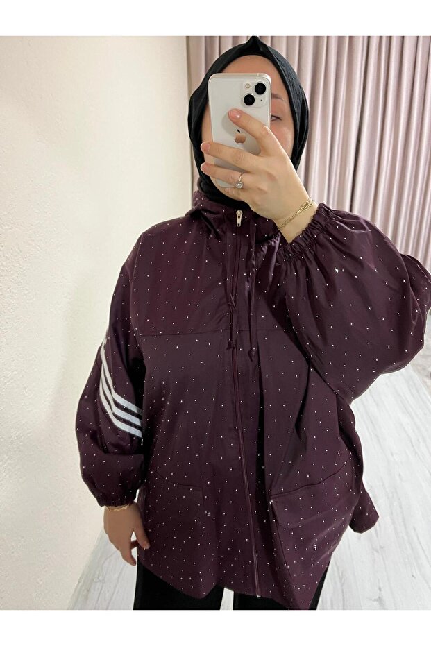 taşlı yağmurluk - 1