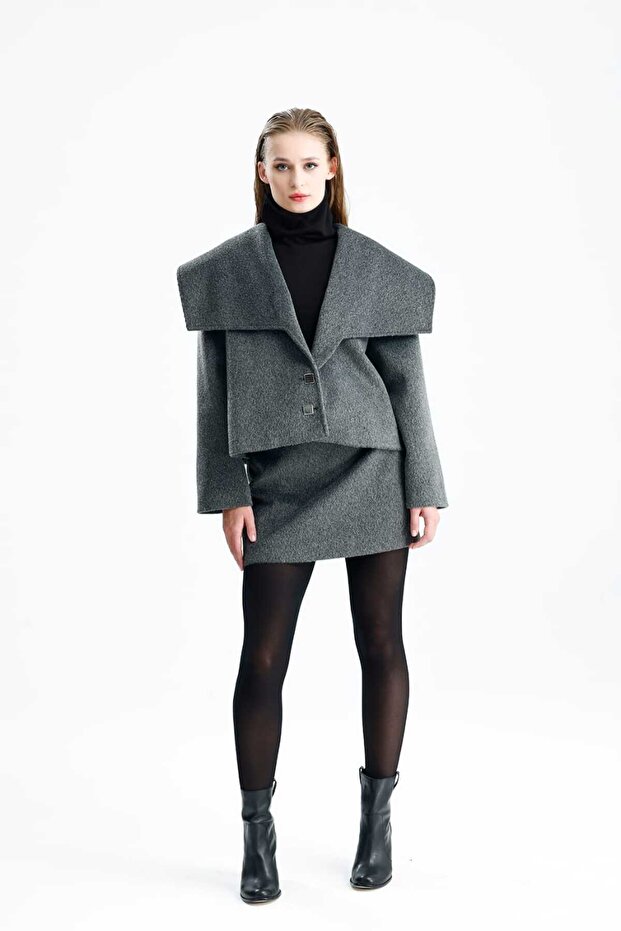 Nisha Kaşe Women's Jacket Skirt Set