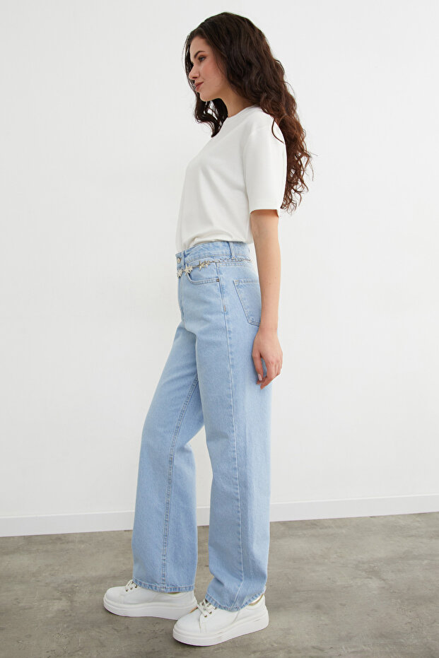 Basic Bisiklet Yaka Modal Tişört - 5