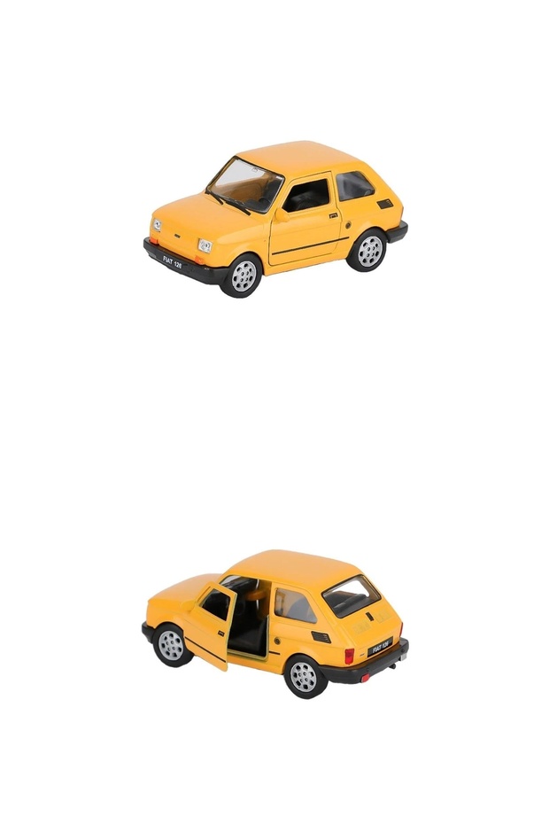 Sari 11 cm Slide-On Pull-And-Let Go Fiaat 126 Metal Car 42372D (Front 2 Doors Open)