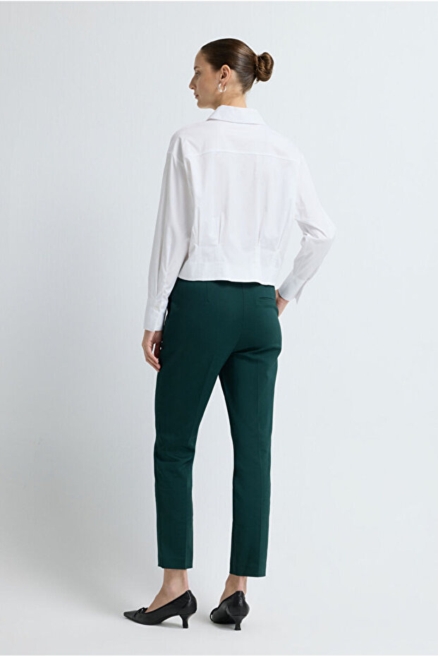 Pile Detaylı Gömlek - 5