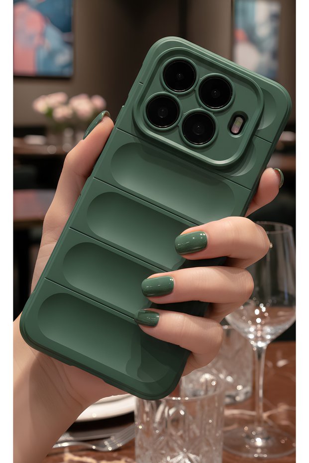 Xiaomi 15t Pro Case Flexible Structure Hollowed Out Design on the Back Silicone Cover
