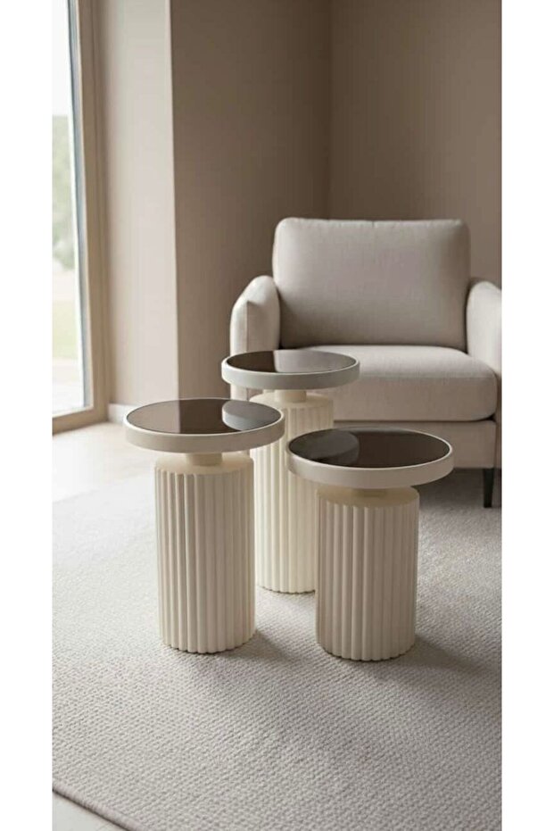 MOSS 3'LÜ ZİGON SEHPA - 1