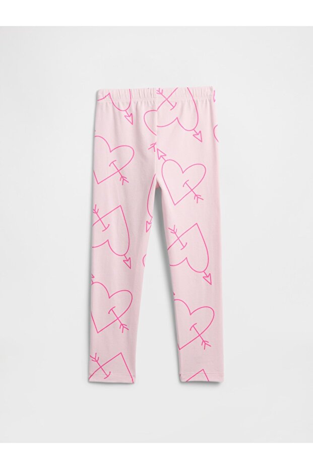 Kız Bebek Pembe Pull-On Stretch Jersey Tayt - 2