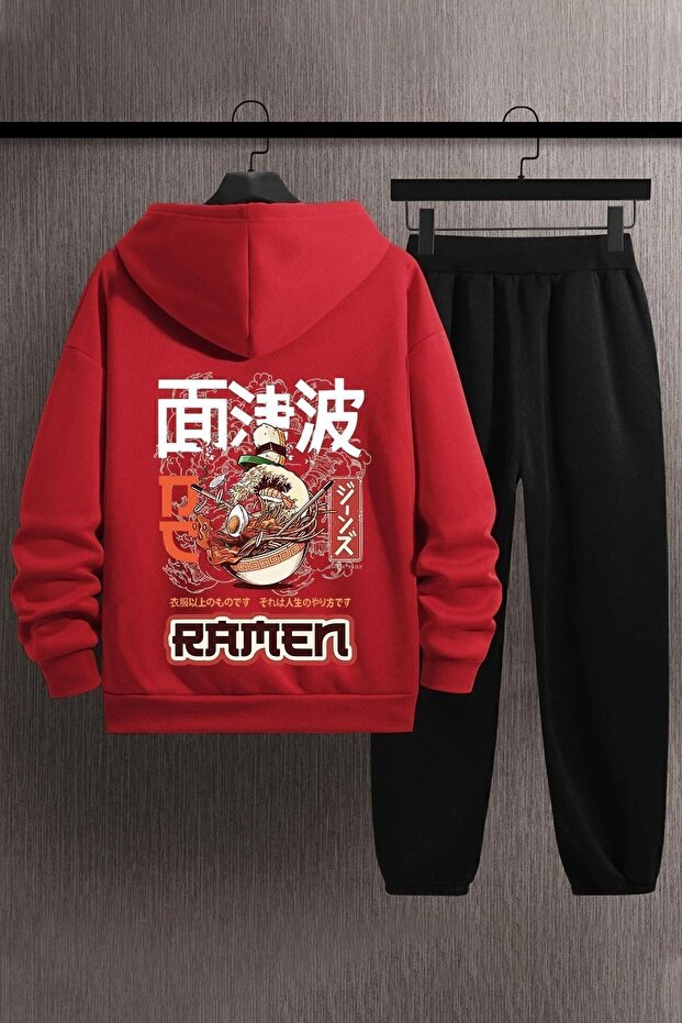 Unisex Ramen Printed Tracksuit Set