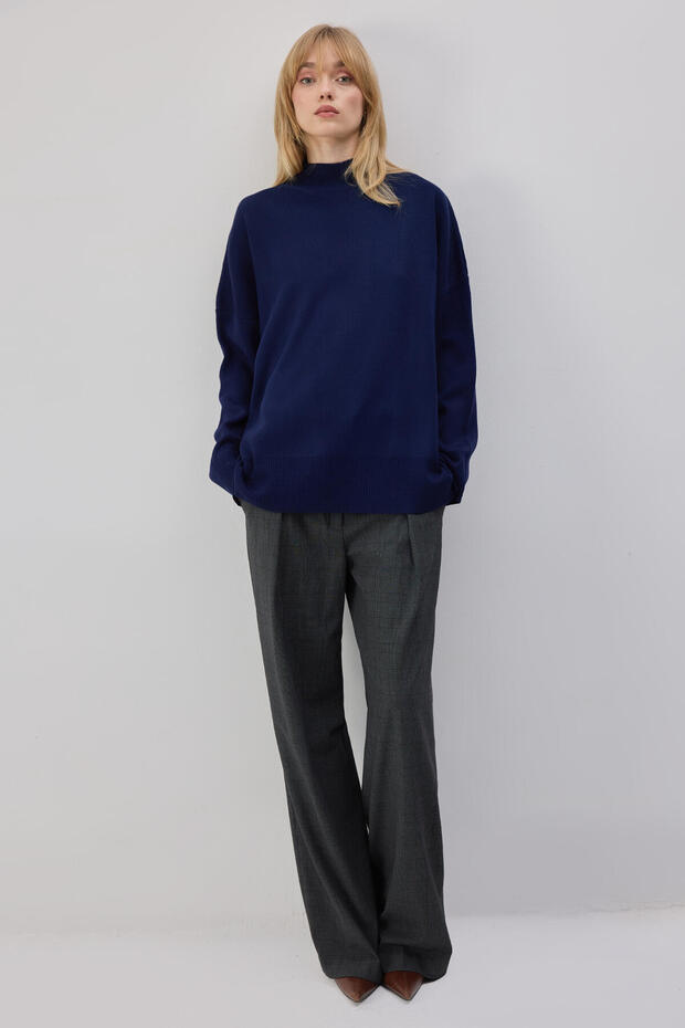 DİK YAKA BASIC TRİKO KAZAK - 2