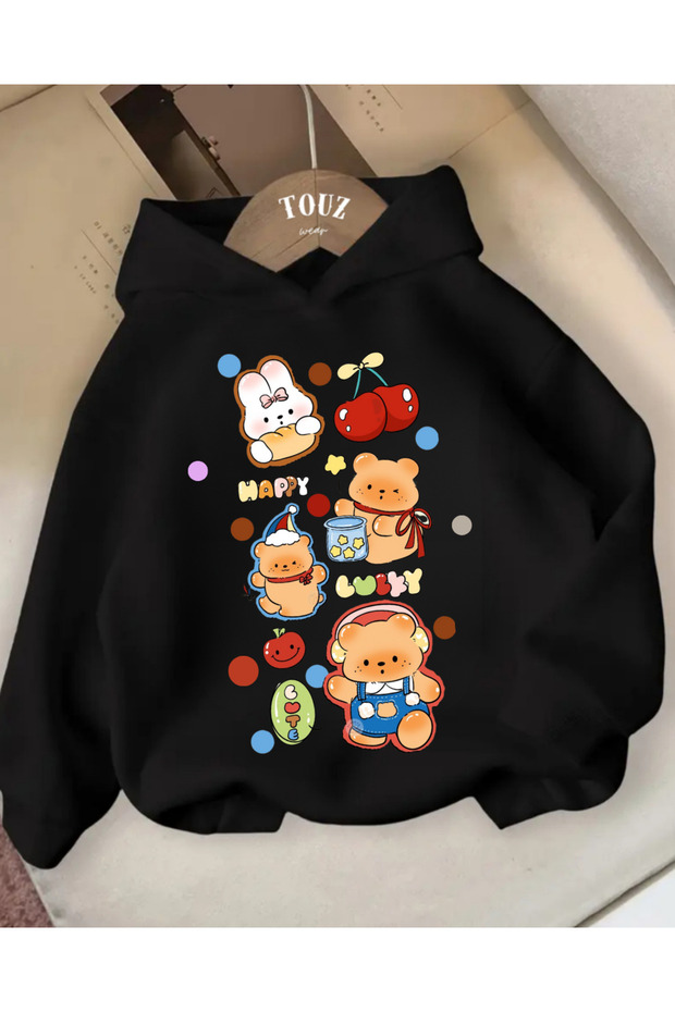 Young Cute Animal 3-Thread Thick Sweet Hoodie