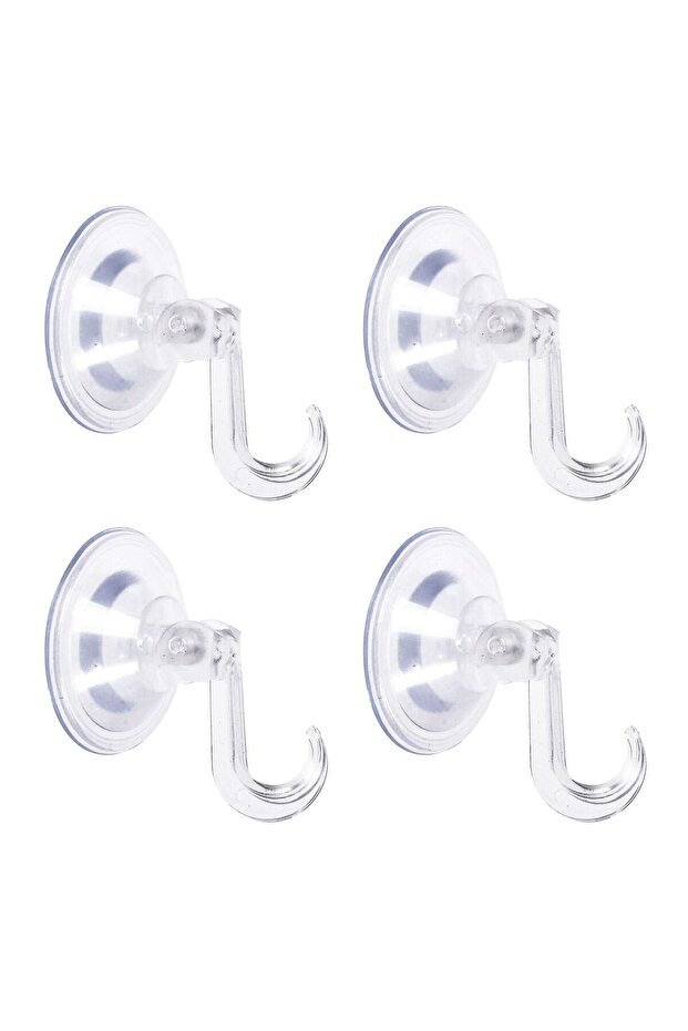 Cuiere Transparente cu Ventuza - 4buc - 1