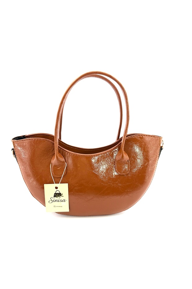 Women's Fora Model Zipper Closure Hand and Shoulder Bag