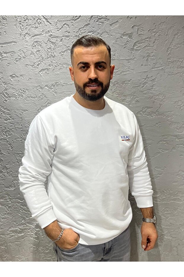 BEYAZ ERKEK SWEAT