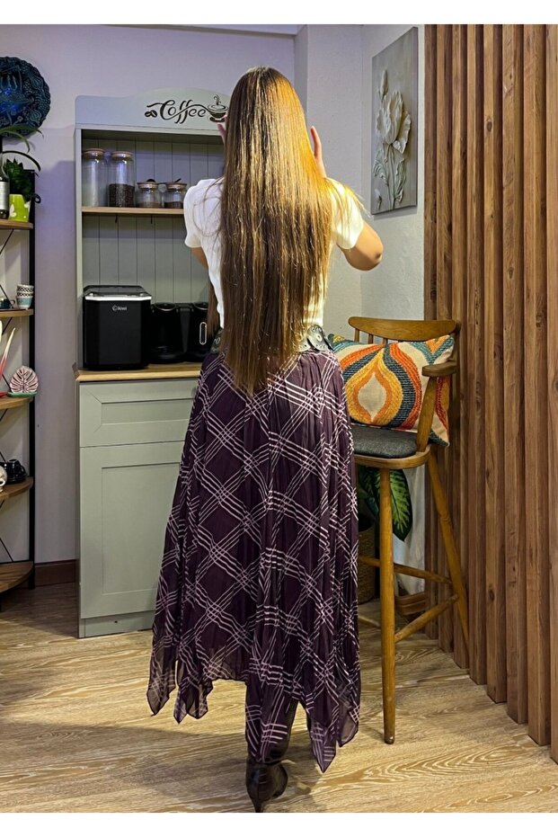 Uçuç Romantik Etek - 4