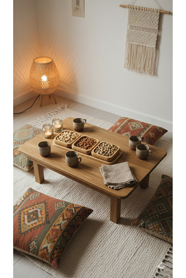 Bambu üçlü çerezlik sunumluk - 3