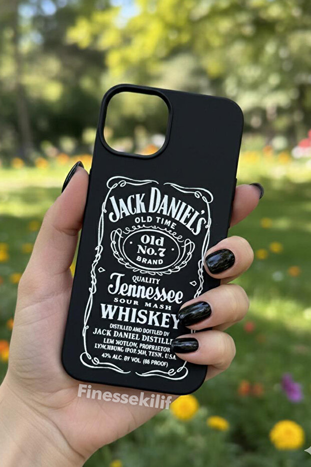 iPhone 15 Compatible Jack Design Printed Black Launch Case - 1