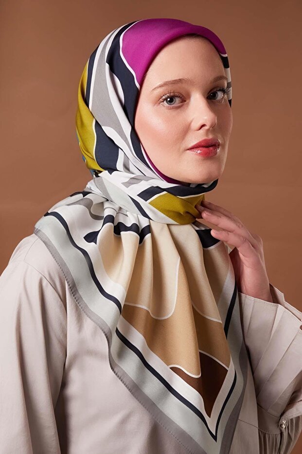 وشاح أورا بنمط التمويه الرمادي - 1