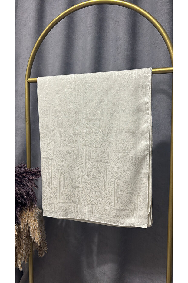 Etnik Monogram Desen Şal - 1