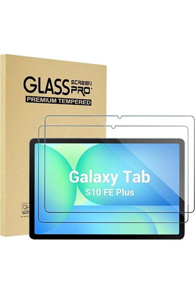 2 Pack Tempered Glass Screen Protector for Galaxy Tab S10 FE Plus 13.1 inch (SM-X620)
