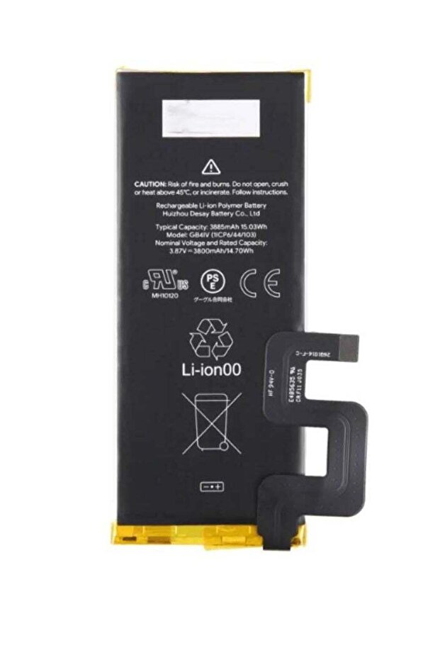 Original High Quality Replacement battery For Google Pixel 4A 5G Black