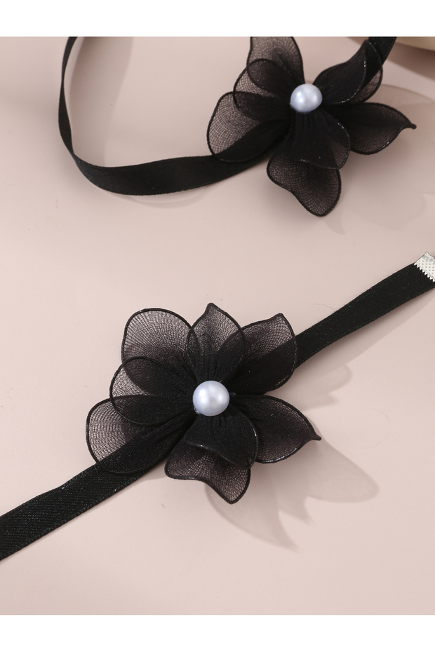 Set of 2 - Flower Necklace and Bracelet