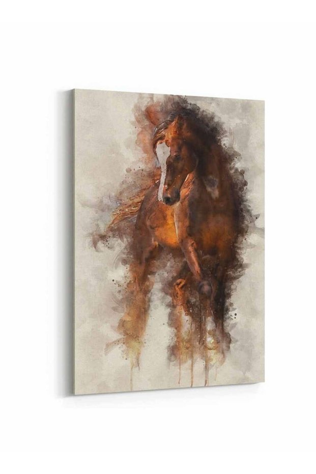 Framed Canvas Arabian Horse Wall Art (40x60 cm) Home, Living Room & Office Décor