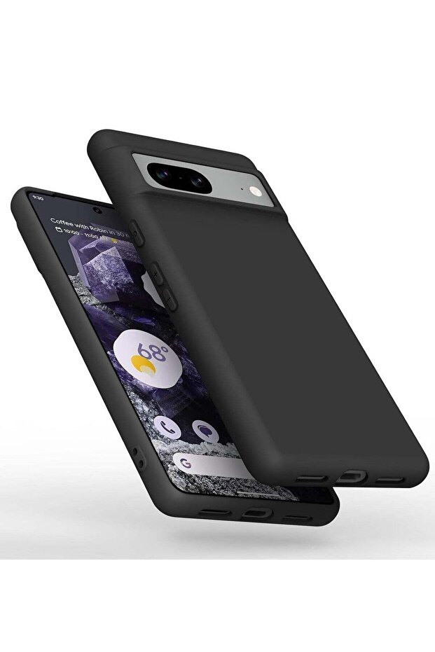 Case for Google Pixel 8 Slim Fit TPU Matte Anti-scratch Anti-fingerprint (Black)