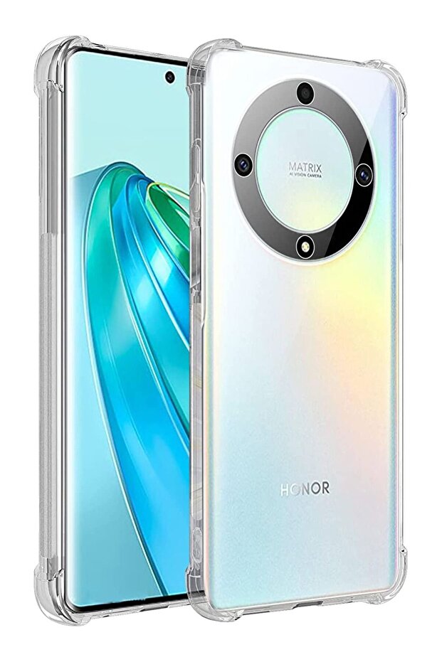 Honor X9a 5G Clear TPU Shockproof Bumper Case - Transparent
