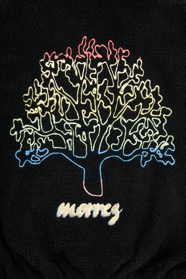 Siyah Peluş Ceket - 6