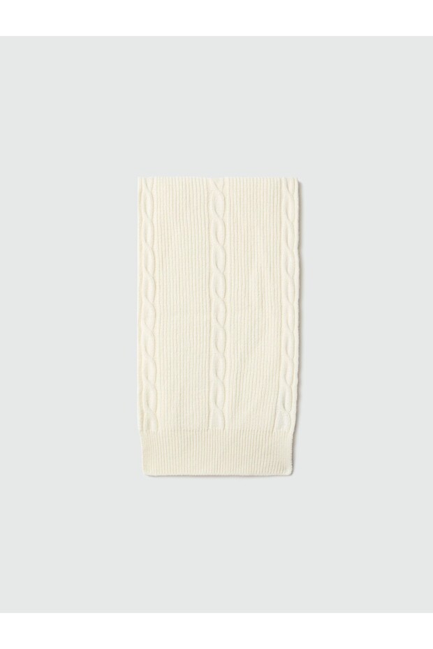 Yünlü Örme Kadın Atkı - 1