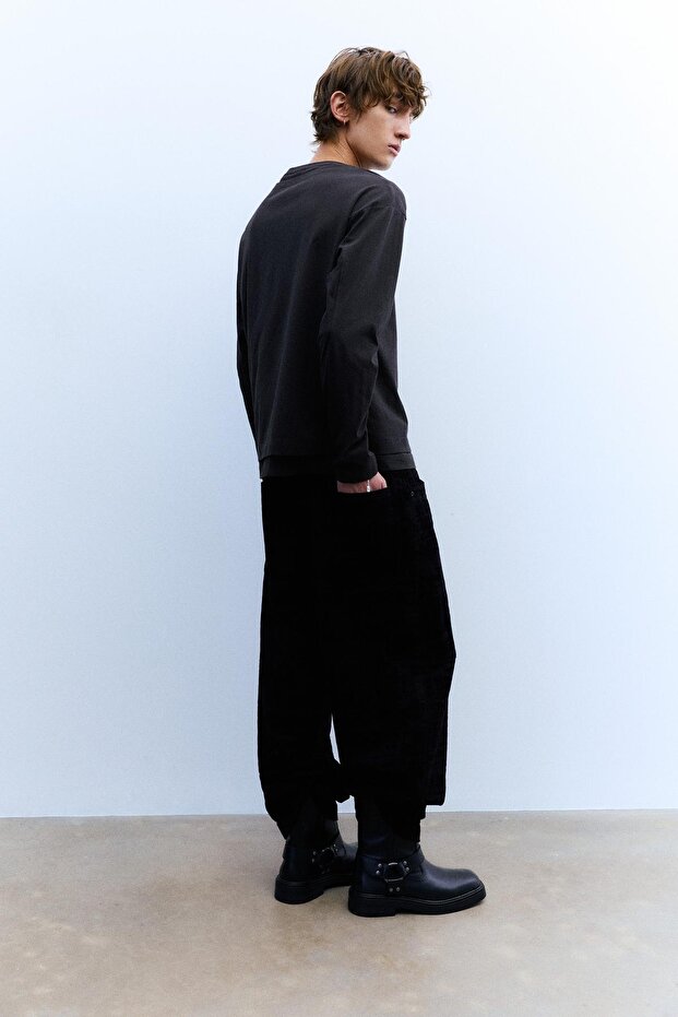 Çift düğmeli yaka tişört - 3