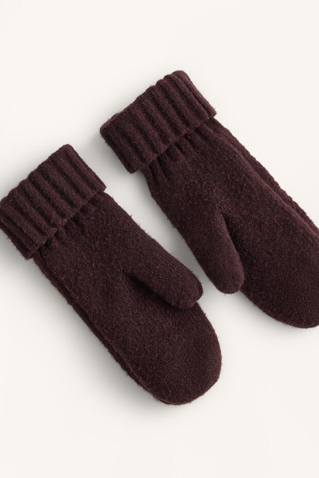 Aran örgü eldiven - 6