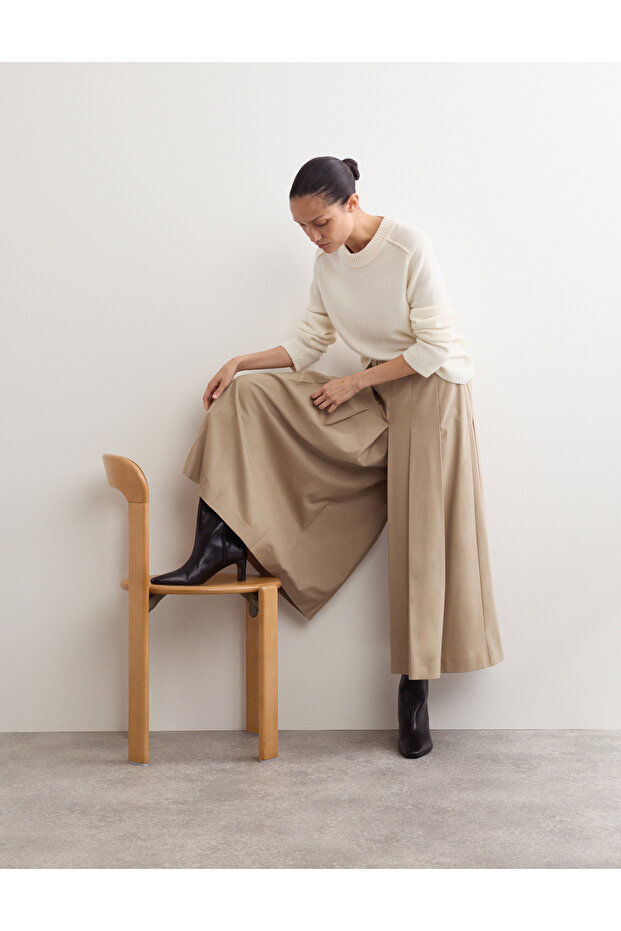 Geniş Paça Pantolon - 5