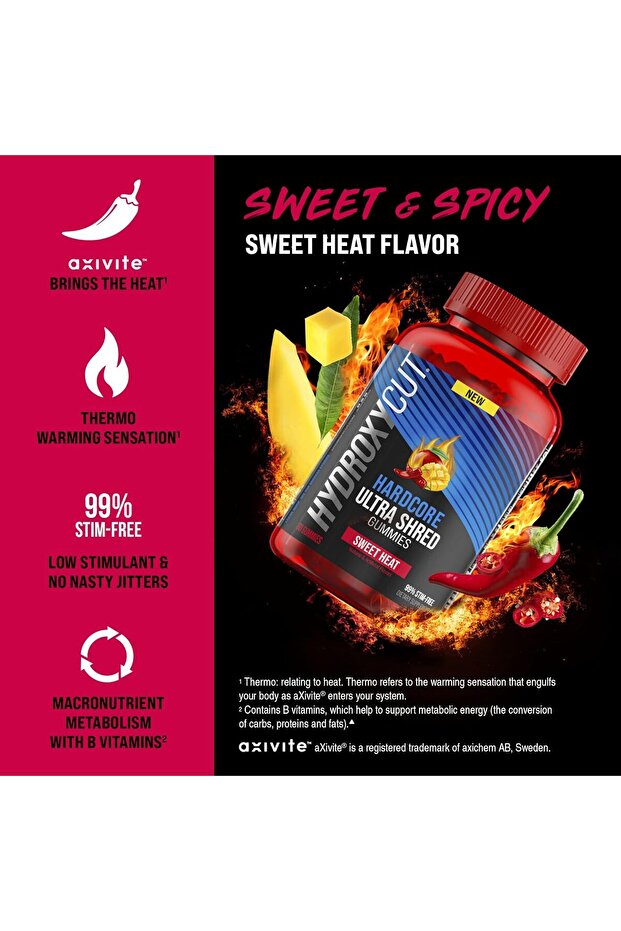 Hydroxycut Hardcore Ultra Shred Burner 60 Gummies - 2