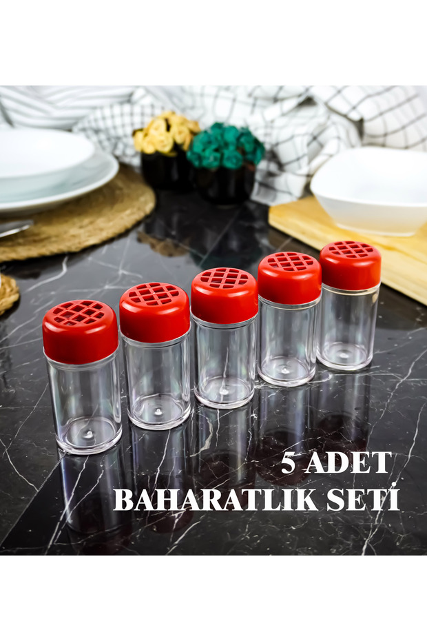 مجموعة من 5 أوعية توابل - 1