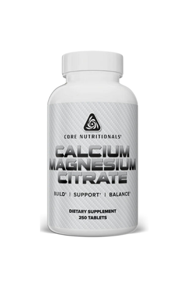 Calcium & Magnesium Citrate, Bone Health & Muscle Function – 250 Tablets
