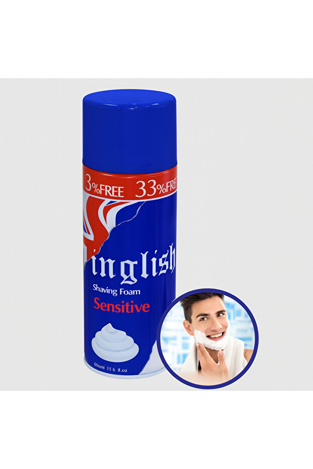 shaving foam with Glycerin & Vitamin E