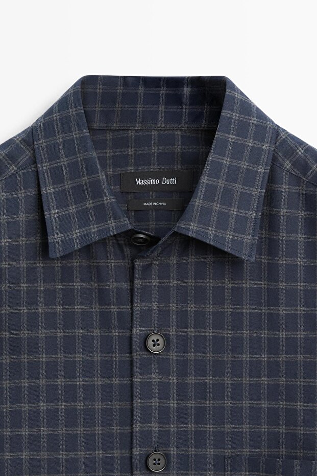 Kareli rahat kesim gömlek - 6