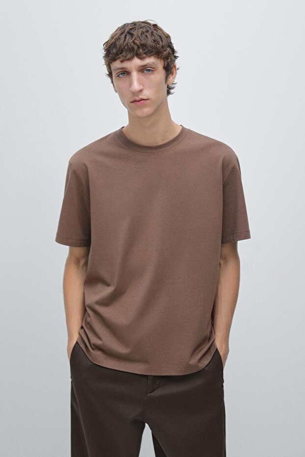 Pamuklu kısa kollu t-shirt - 2