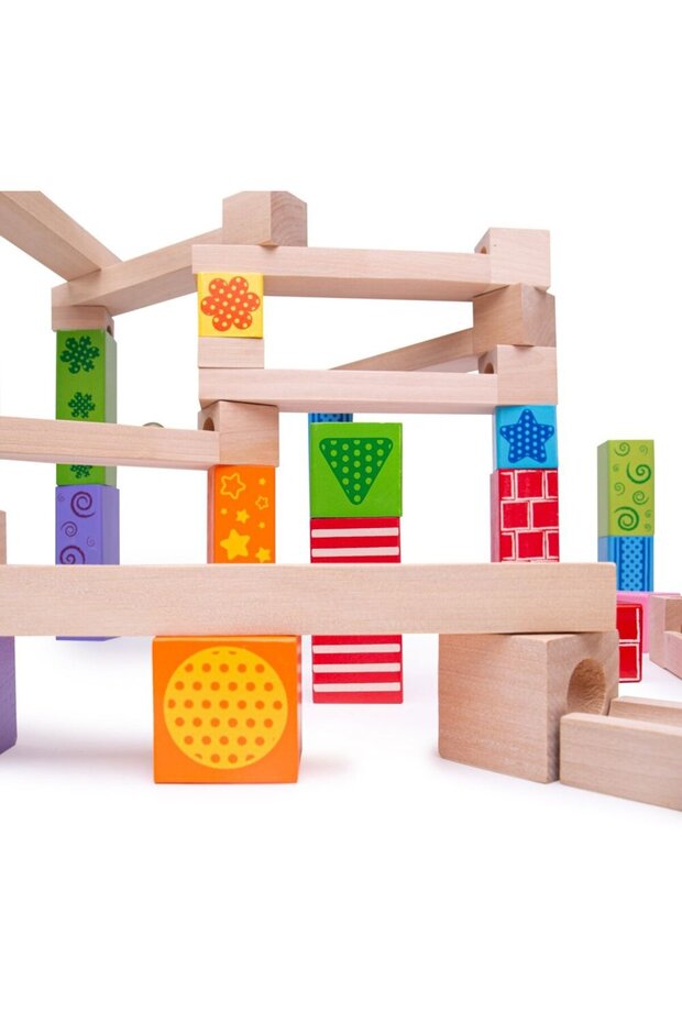 Marble Run din lemn - 2