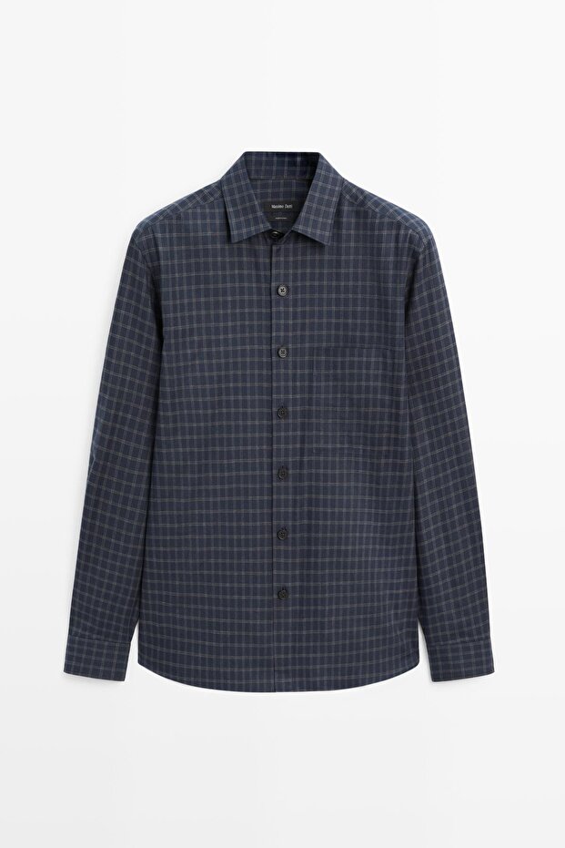 Kareli rahat kesim gömlek - 5