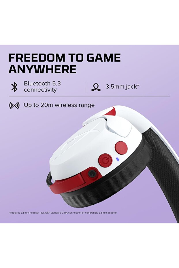 Cloud Mini Wireless Gaming Headset - White - 3